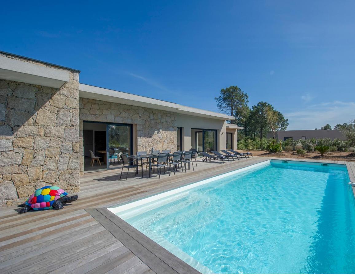 Villa Calme Luxueuse Et Proche Plage Saint-Cyprien Lecci Exterior foto